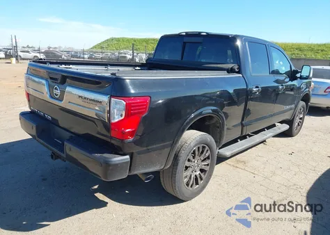 2016 Nissan Titan Xd Platinum Reserve Diesel из США, поврежденный, VIN 1N6BA1F29GN504951